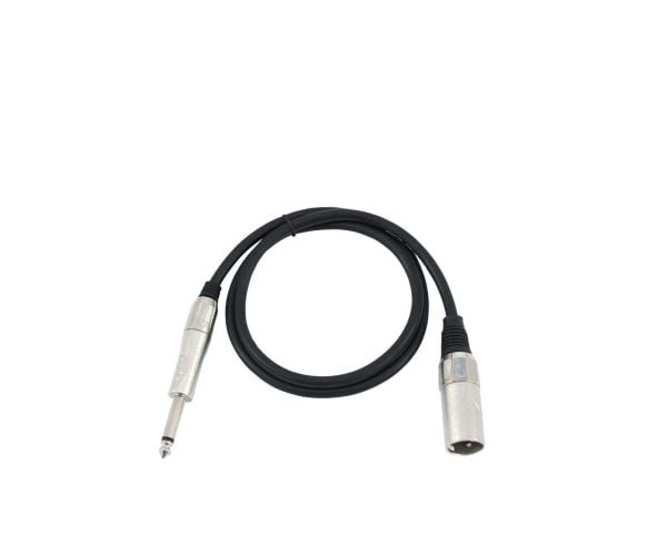 Omnitronic 3022519A, XLR (3-pin), Hankjønn, 6.35mm, Hankjønn, 0,9 m, Svart