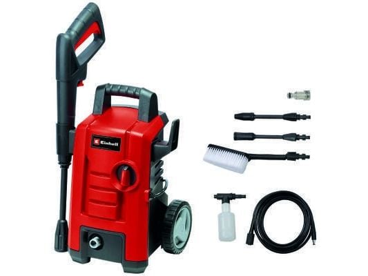 Einhell TC-HP 130, Rett opp, Elektrisk, 5 m, Høyt trykk, Rød, 390 l/t