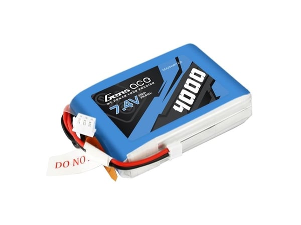 LiPo Gens Ace 4000mAh 7,4V 1C batteri