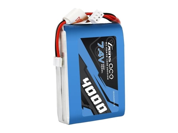 LiPo Gens Ace 4000mAh 7,4V 1C batteri