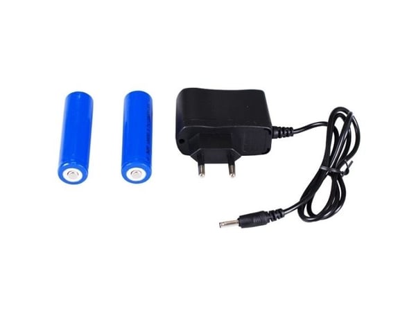 libox LB0106 - Hodelykt - LED - 4-modus - kald hvitt lys - svart, rød