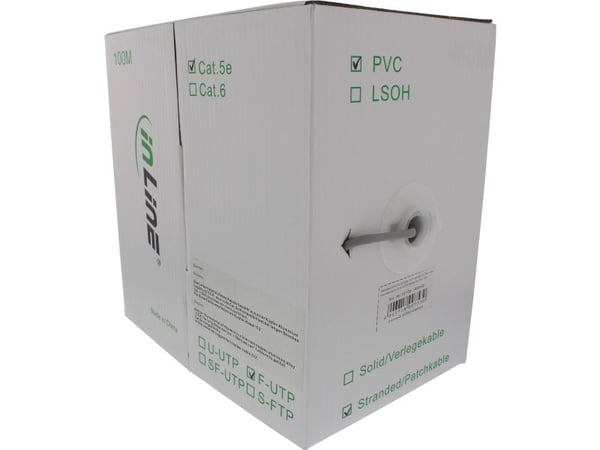InLine F/UTP Cat5e 100 m, 100 m, Cat5e, F/UTP (FTP)