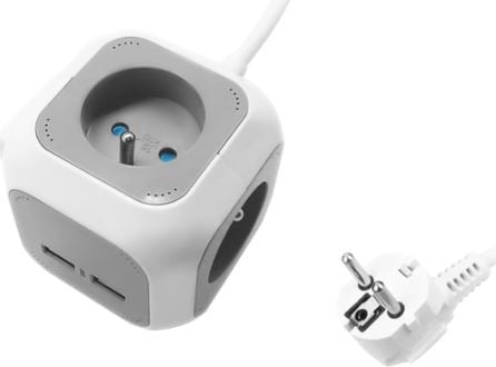 ORNO BUSINESS WIRE RUNNER 4 x pistorasiaa 2 x USB-kaapelin pidike 1,4m