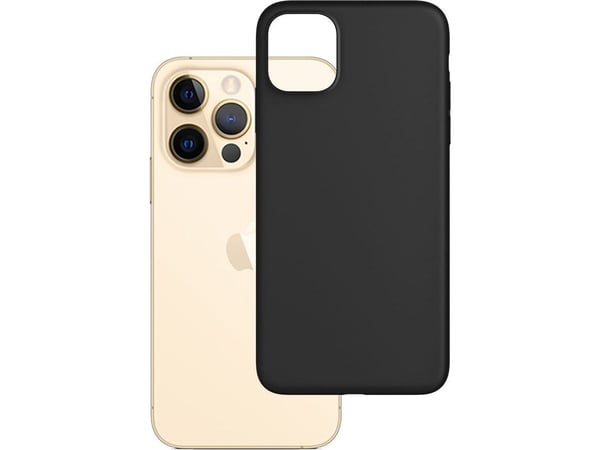 3MK Matt Case, Rund (shell case), Apple, iPhone 13 Pro Max, 15,5 cm (6.1"), Svart