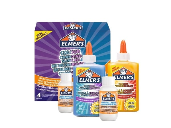 Elmer's värinvaihteleva DIY Slime -pakkaus