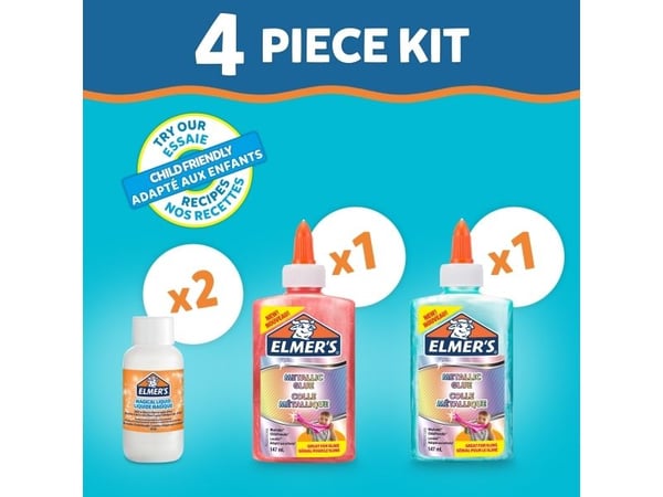 Slim kit Elmer's Metallic slime kitti