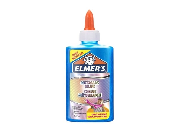 Elmer’s metallisk PVA-vattenavstötbar lim blå 147 ml (2109503)