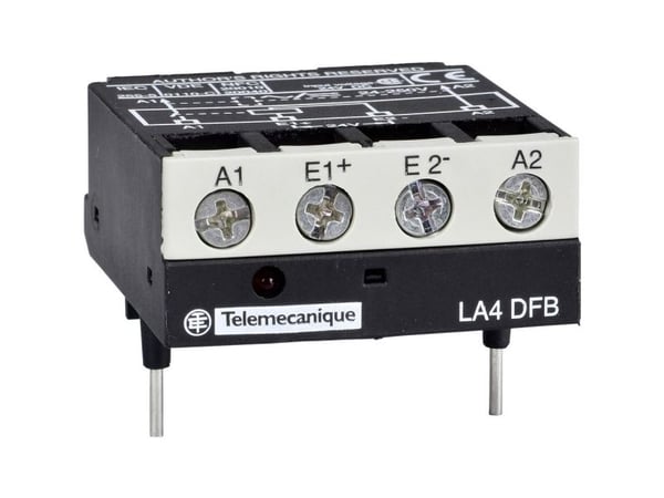 Schneider-vahvistimen releen liitäntämoduuli 24 V DC /250 V AC (LA4DFB)