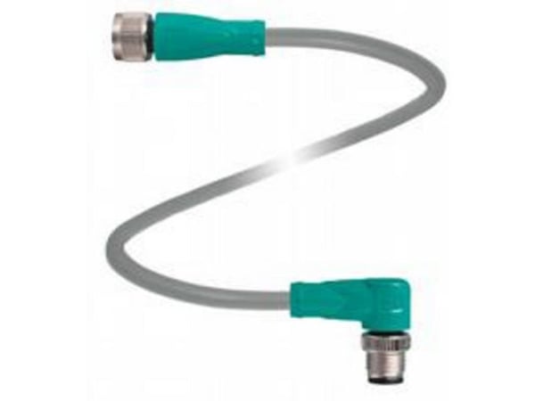 Pepperl+Fuchs 129949 Anturi/toimilaiteliitin M12 Liitin, kulmaliitin, liitäntä, suora 2,00 m Napaluku (RJ): 3 1 kpl 1 kpl