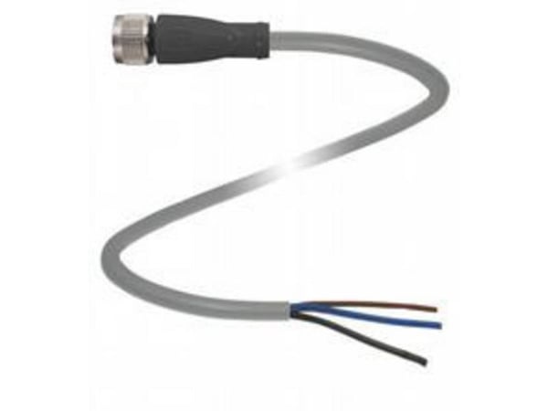 Pepperl+Fuchs 116446 Kabeldåse M12 Tilslutning, lige 2.00 m Pol-tal (RJ): 3 1 stk