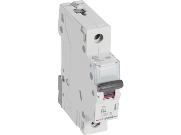 Legrand TX3, Dvärgbrytare, Typ B, IP20, 240 - 415 V
