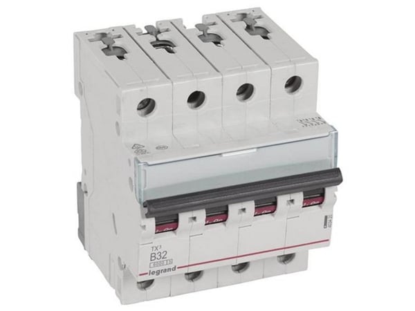 Legrand TX3, Dvärgbrytare, Typ B, IP20, 240 - 415 V