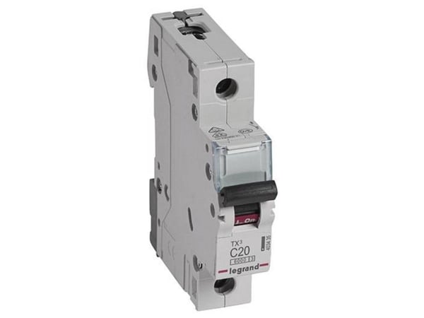 Legrand TX3, Dvärgbrytare, Typ C, IP20, 240 - 415 V