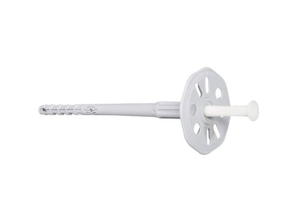 Fischer 534157, Skrue- og veggpluggsett, Lettbetong, Murstein, Betong, Gipsplater, Plast, Stål, 6 cm, 108 mm