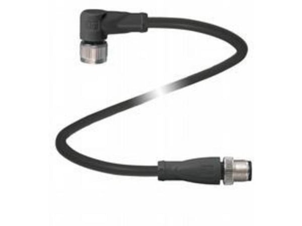 Pepperl+Fuchs 252984 Anturi/toimilaitteen liitin M12 Liitin, suora, liitäntä, kulmikas 5.00 m Napaluku (RJ): 4 1 kpl 1 kpl
