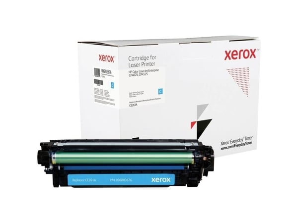 Everyday™ Syaani Toner by compatible with HP 648A (CE261A), Standard capacity, 11000 sivua, 11000 sivua, Syaani, 1 kpl