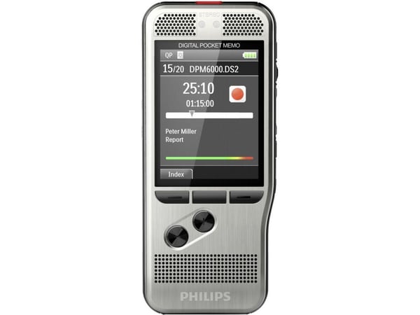 Philipsin digitaalinen Pocket Memo DPM6000 - Stemmeoptageri