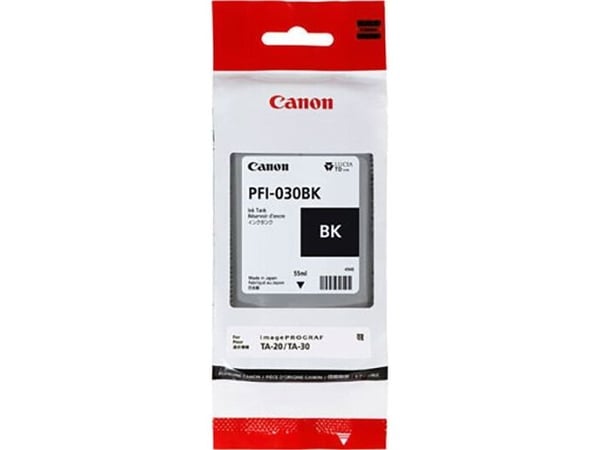 Canon PFI-030BK, Väriainepohjainen muste, 55 ml, 1 kpl