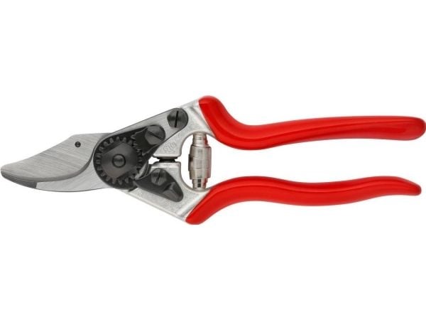 Felco 6, Forbigang, Aluminium, Rød, Stål, Rustfritt stål, 195 mm