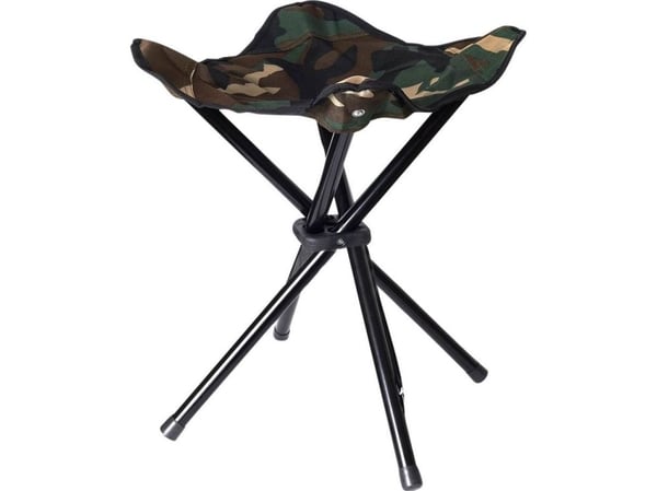 Stealth Gear hopfällbar stol 4 ben, svart/silver SGCS4L