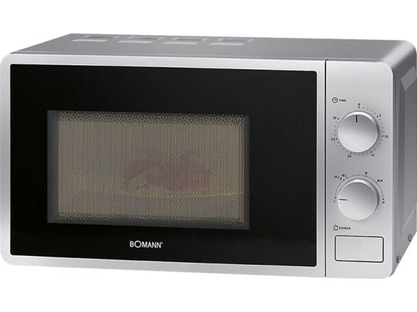 Bomann MW 6014 CB - Mikrobølgeovn - 20 liter - 700 W - sølv