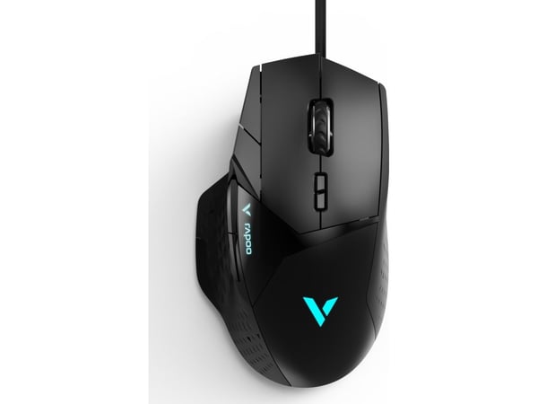 Rapoo VT900, Høyre hendt, Optisk, USB Type-A, 12400 DPI, Svart