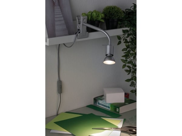Paulmann Finja clip, Overflateegnet, GU10, 35 W, 230 V, Kromfarget