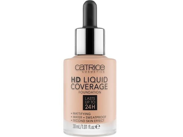 Catrice Hd Liquid Coverage Foundation 30 Ml 020 Rose Beige Lasts Up To 24 Hours