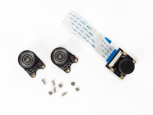 Whadda WPI408, Kamera, Raspberry Pi, Raspberry Pi, Monivärinen, 22 mm, 25 mm
