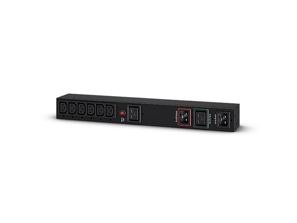 CyberPower Maintenance Bypass PDU MBP20HVIEC6A - Strømfordelerenhet (kan monteres i rack) - AC 200-240 V - inngang: 2 x IEC 60320 C20 - utgangskont...
