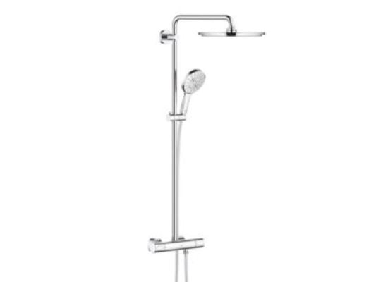 GROHE Rainshower Smartactive 310, 111,8 cm, 1,75 m, Vegg, Kromfarget, G1/2
