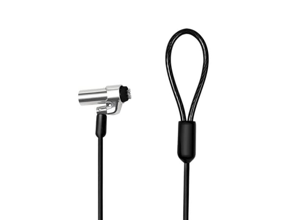 LogiLink NBS013, 1,8 m, Avain, Musta, Hopea