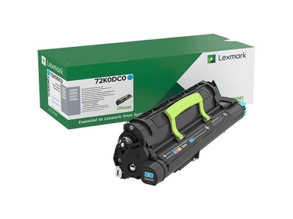 Lexmark - Cyan - original - fremkallersett LCCP - for Lexmark CS820, CS827, CX820, CX825, CX827, CX860, XC6152, XC6153, XC8160, XC8163
