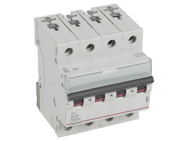 Legrand automatsäkring S304 4P B 10A 6kA AC (403415)