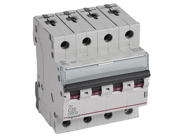 Legrand automatsäkring S304 C25 TX3 25A 6kA 403564