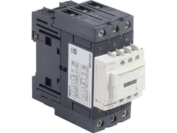 SCHNEIDER ELECTRIC Kytkin 22kW, 400V AC, 50A AC3, 3-napainen, 1NO+1NC, ohjausjännite 24V DC