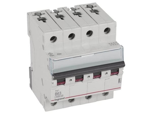Legrand automatsäkring S304 4P B 63A 6kA AC (403423)