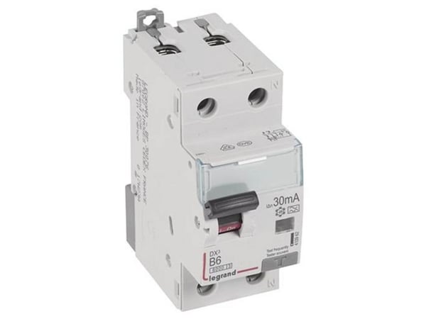 Legrand Residual current circuit breaker 2P 6A B 0.03A type A P312 DX3 (410962)