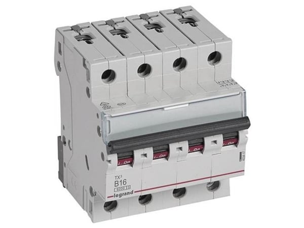 Legrand automatsäkring S304 TX3 B16 16A 4P B 403417