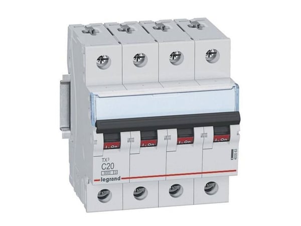 Legrand TX3, Dvärgbrytare, Typ C, IP20, 240 - 415 V