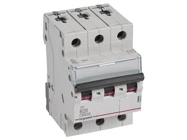 Legrand TX3, Miniatyr-automatsikring, Type B, IP20, 240 - 415 V
