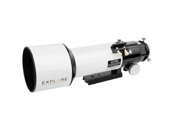 Explore Scientific ED APO 80 mm f/6 FCD-100 Alu HEX linserefraktor - akromatisk utvidelse 15 til 160 x