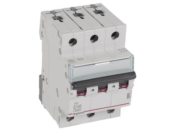 Legrand TX3, Dvärgbrytare, Typ D, IP20, 240 - 415 V
