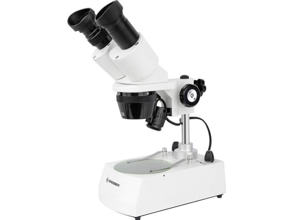Bresser Optics ERUDIT ICD, Optisk mikroskop, Sort, Hvit, Aluminium, 40x, 20x, LED