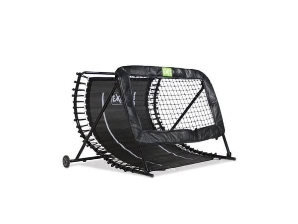 EXIT Rebounder Training Station, Rektangulær, Justerbar vinkel, Flerstasjons returvegg, Sort