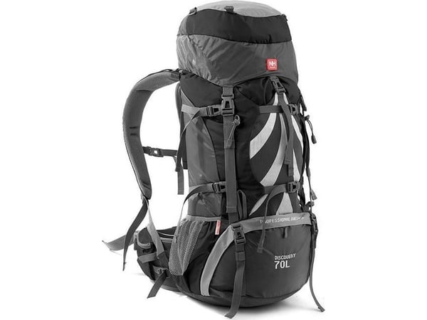Naturehike vaellusreppu NH70B07-B 70 l + 5 l musta
