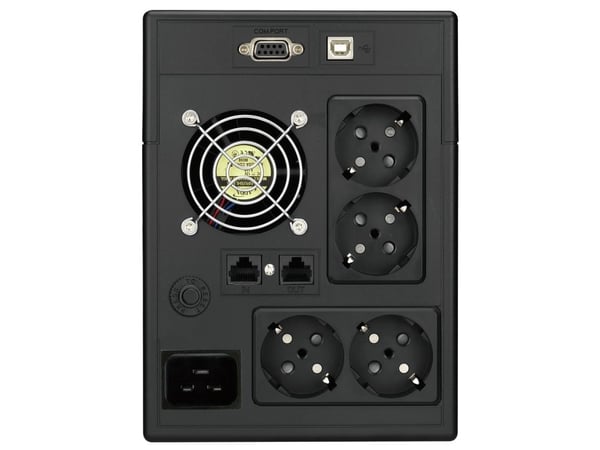 PowerWalker VI 3000 SCL, Linje-Interactive, 3 kVA, 1800 W, Sinus, 162 V, 290 V