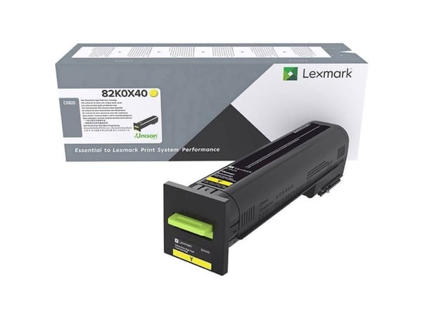 Lexmark CX825, 22000 sivua, Keltainen, 1 kpl