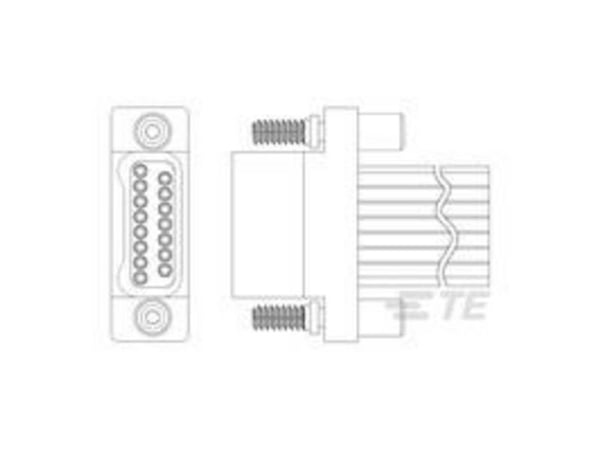 TE Connectivity TE AMP Nanonics Products 2-1589946-9 1 stk (DSUB-kontakt)