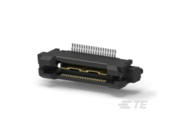 TE Connectivity MICTOR Series Straight Surface Mount PCB Header, 38 Contact(s), 0.64mm Pitch, 2 Row(s), Shrouded